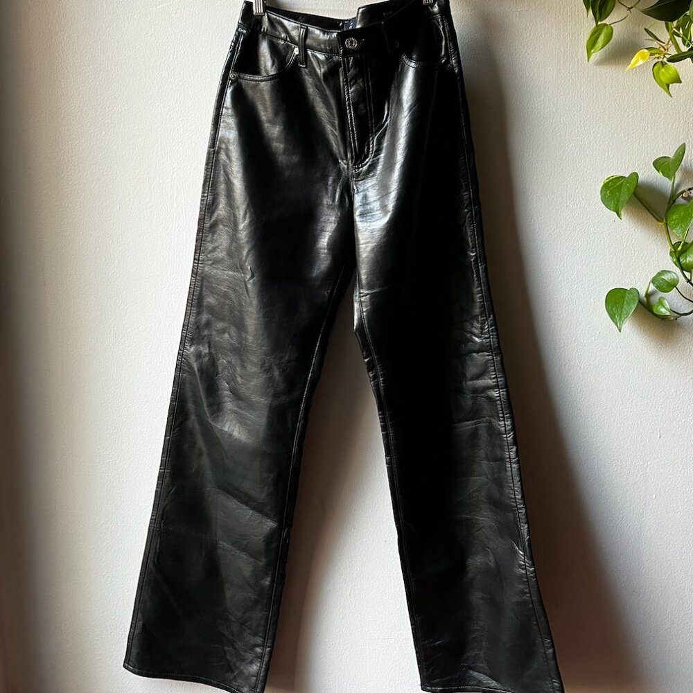 Citizens of Humanity Annina Recycled Leather Trousers (Size: 25)
